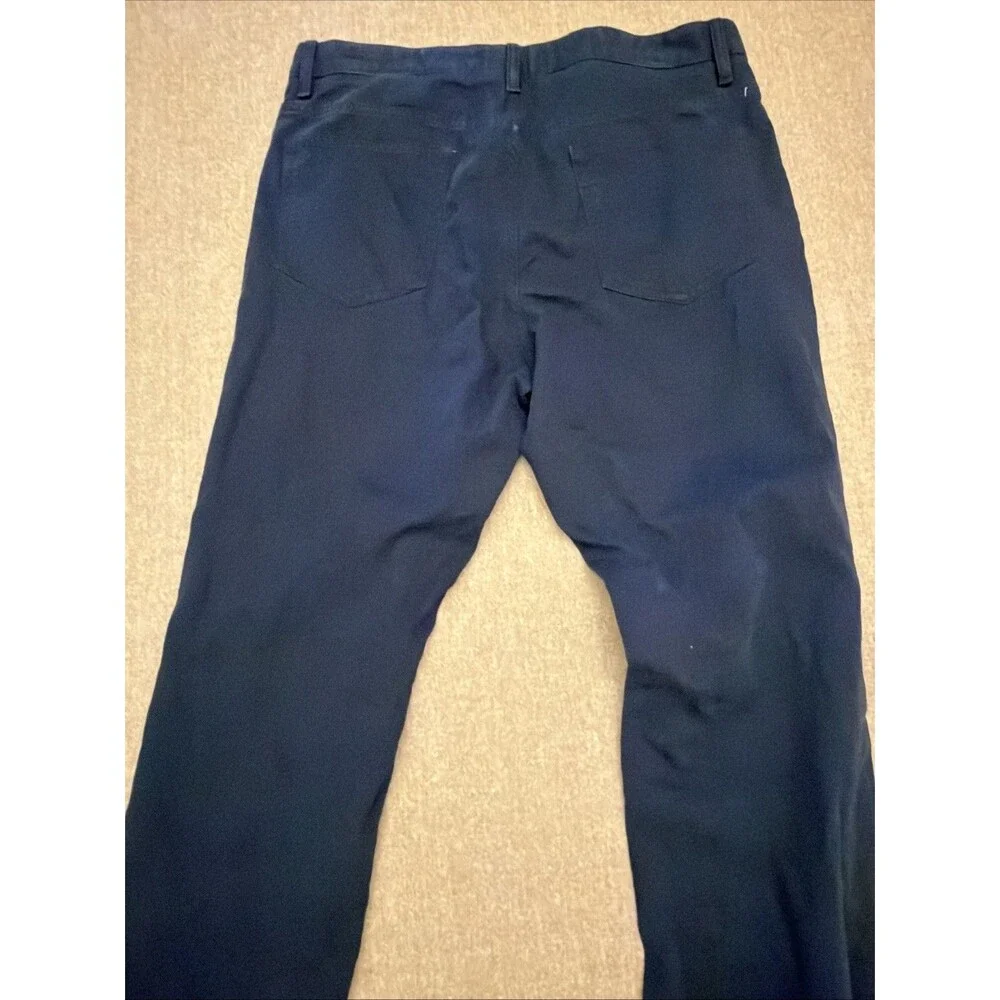 Banana Republic Pants Mens 34x34 Navy Blue Aiden Slim Fit Rapid Movement Chino